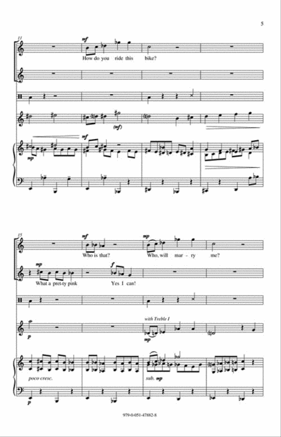 NYC Play Ground 4-Part scores gallery preview page 3