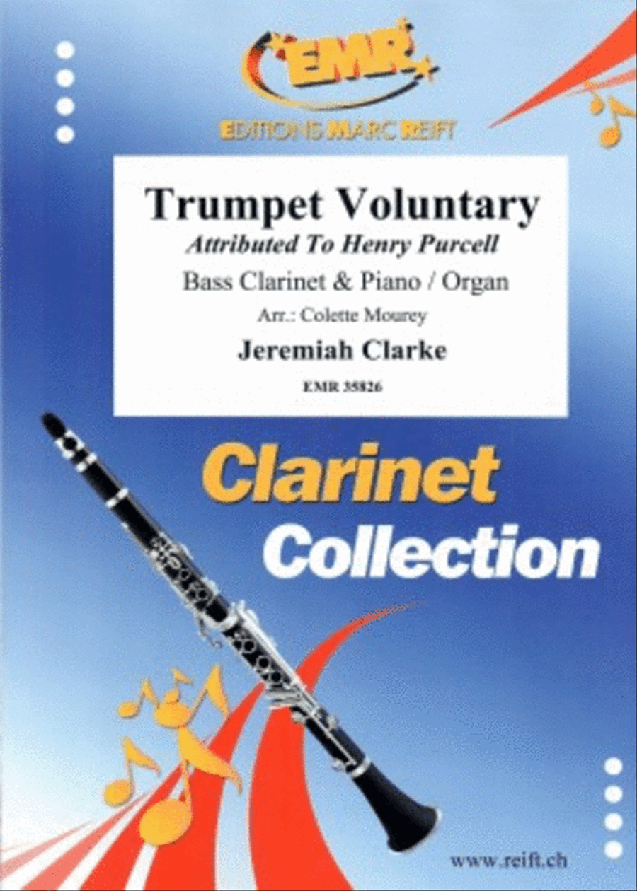 Trumpet Voluntary Bass Clarinet scores gallery preview page 1