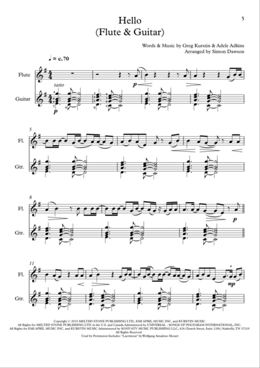 Hello Flute scores gallery preview page 5