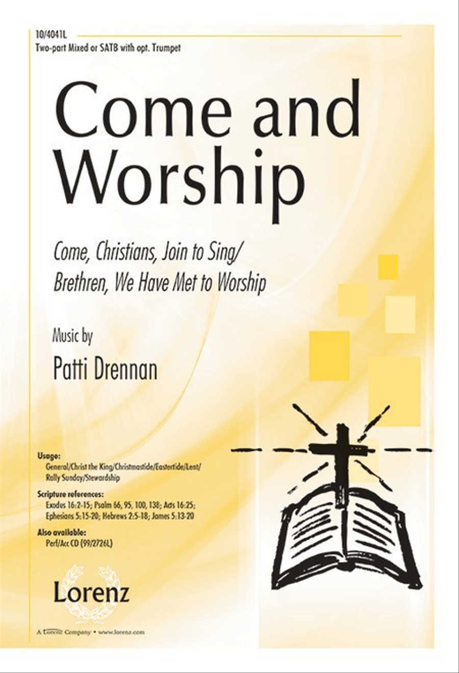 Come and Worship 4-Part scores gallery preview page 1