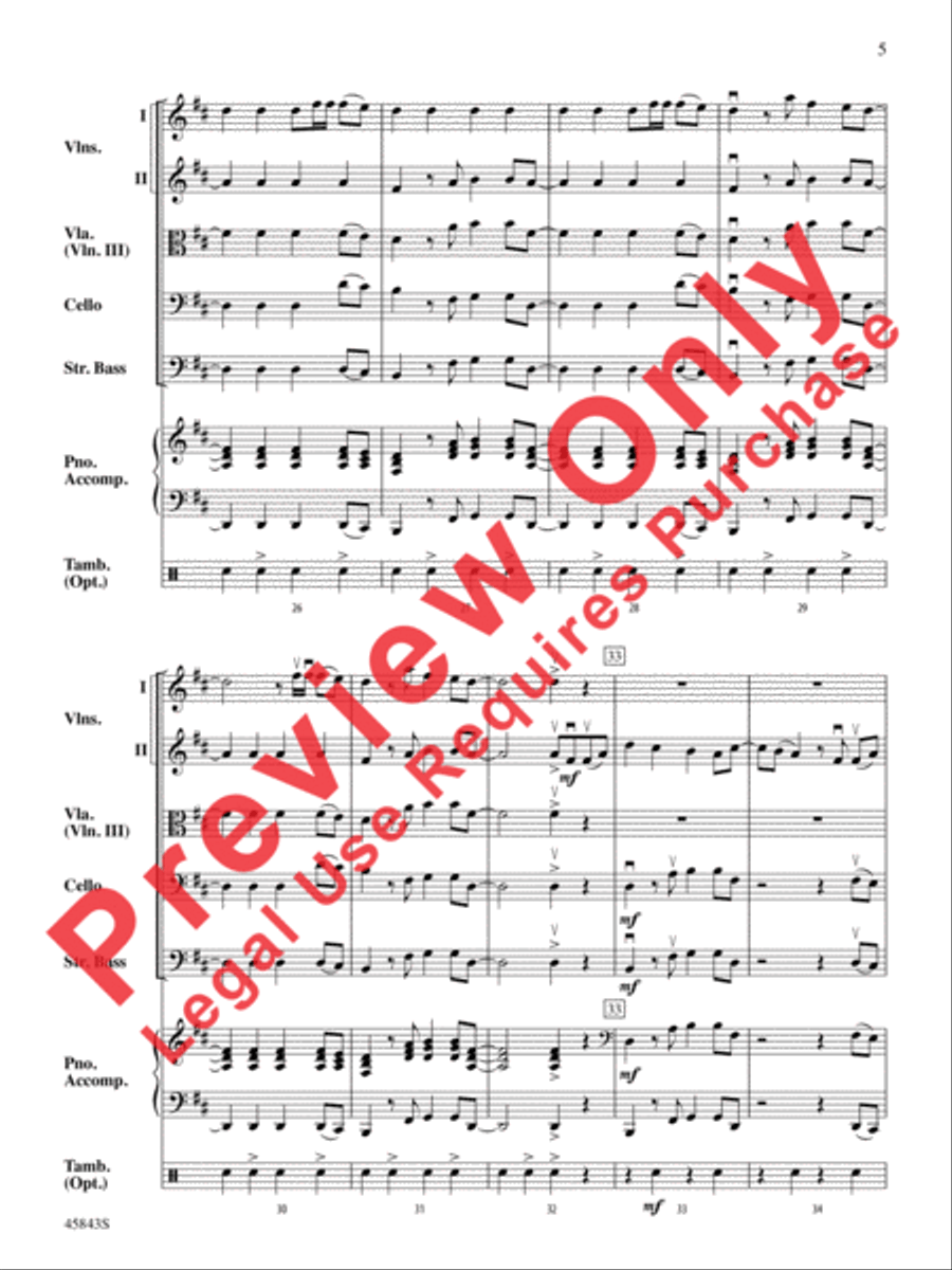 Work from Home String Orchestra scores gallery preview page 6