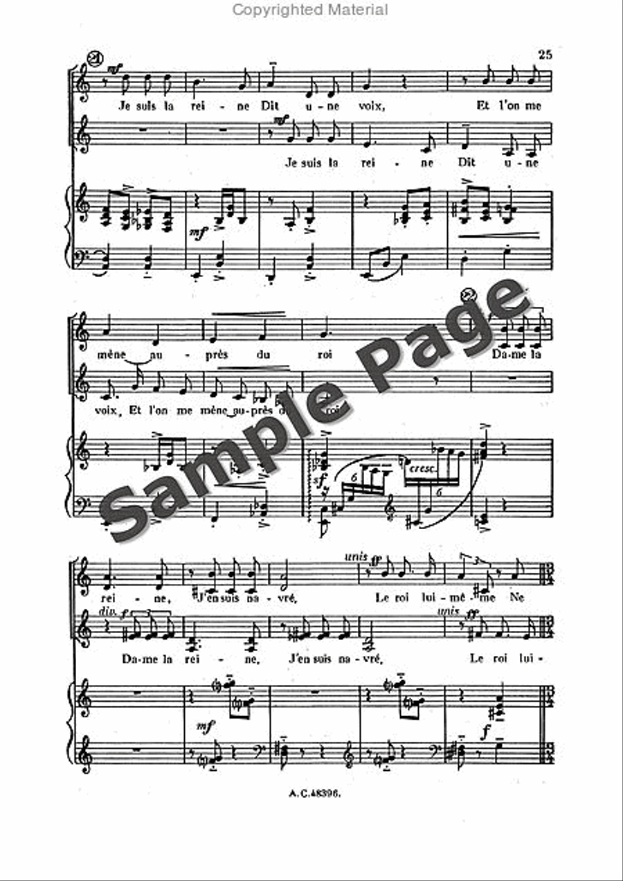 Bernier R Sortileges Ingenus (ep) Women's Choir scores gallery preview page 26