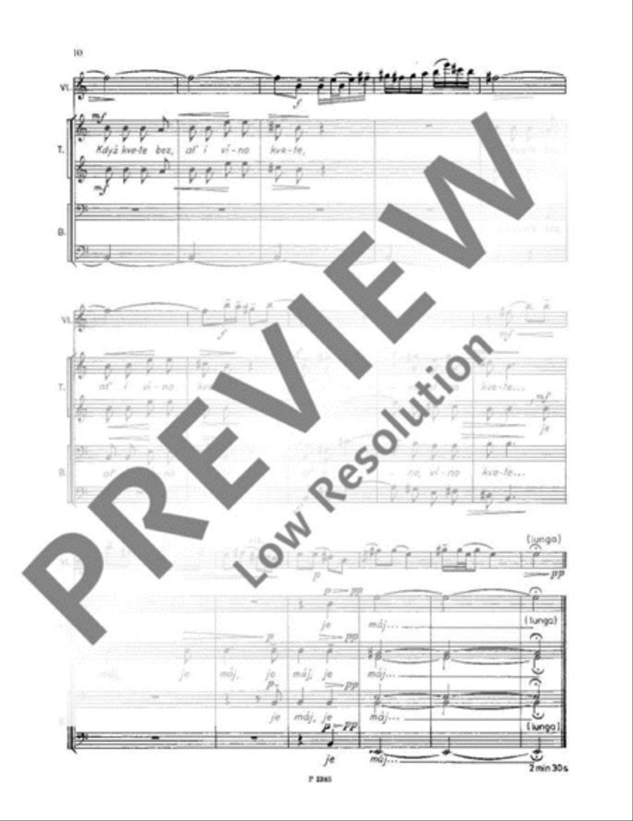 Spring is Opening Men's Choir scores gallery preview page 11