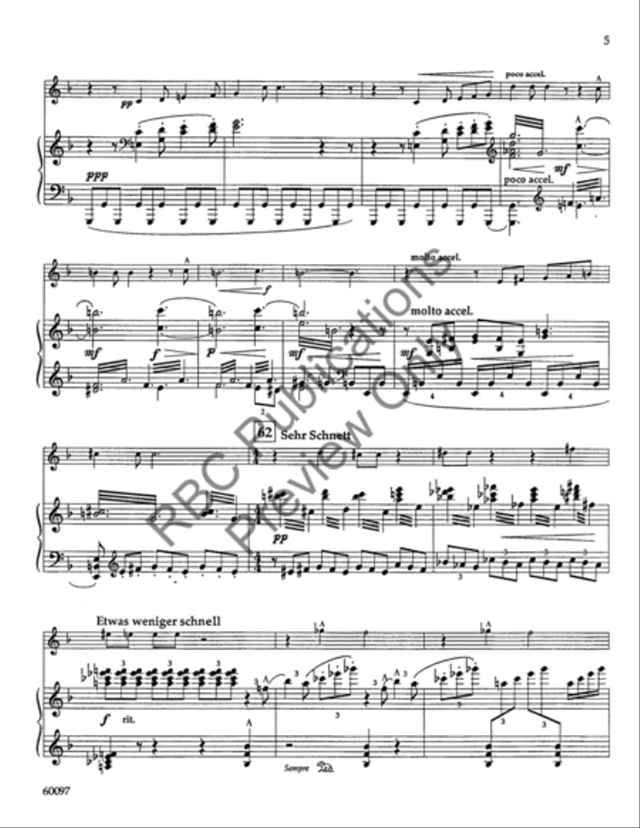 Songs Of A Wayfarer Mvts III and IV Set of Parts scores gallery preview page 8
