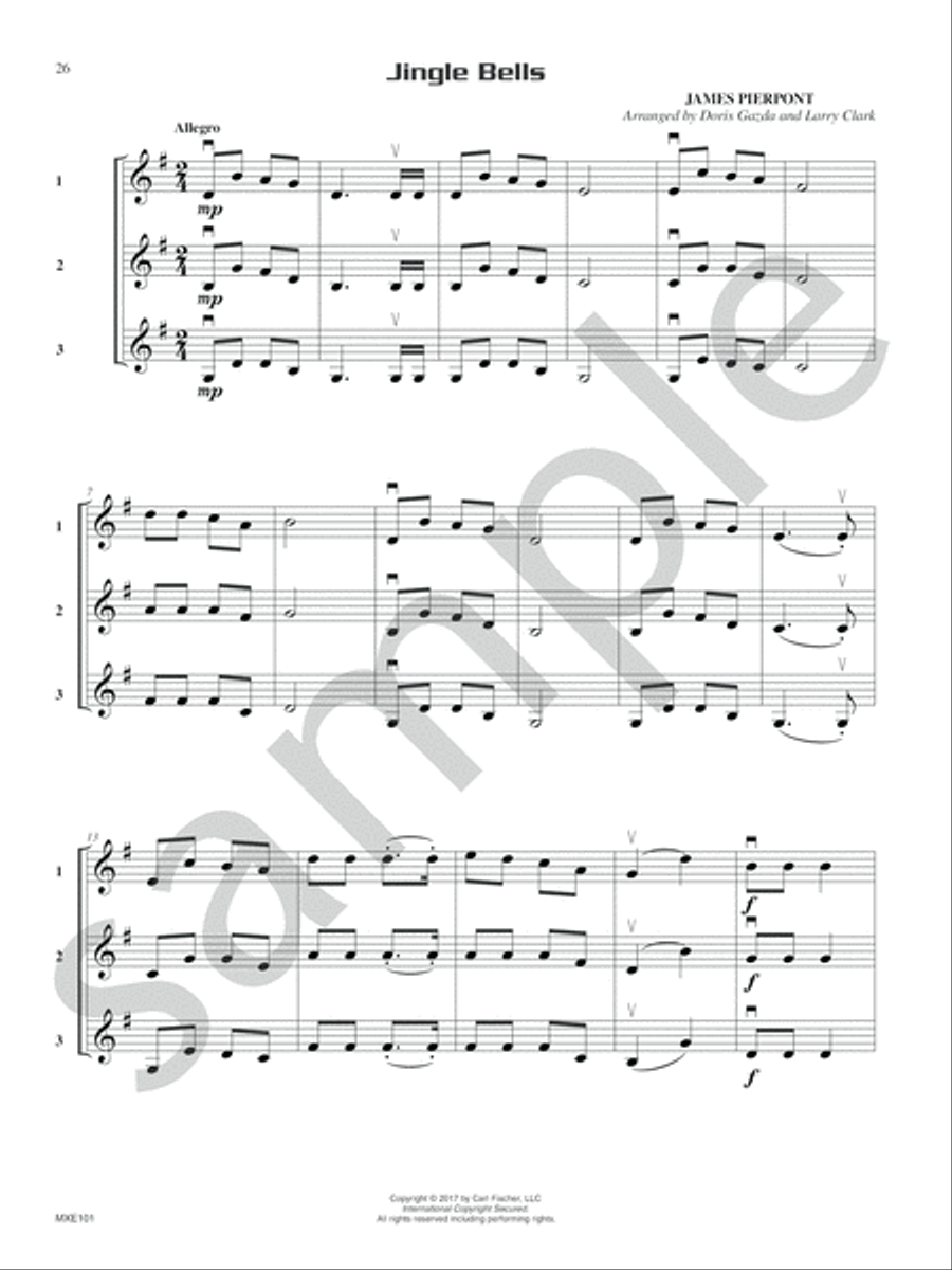 Compatible Trios for Christmas Oboe scores gallery preview page 13