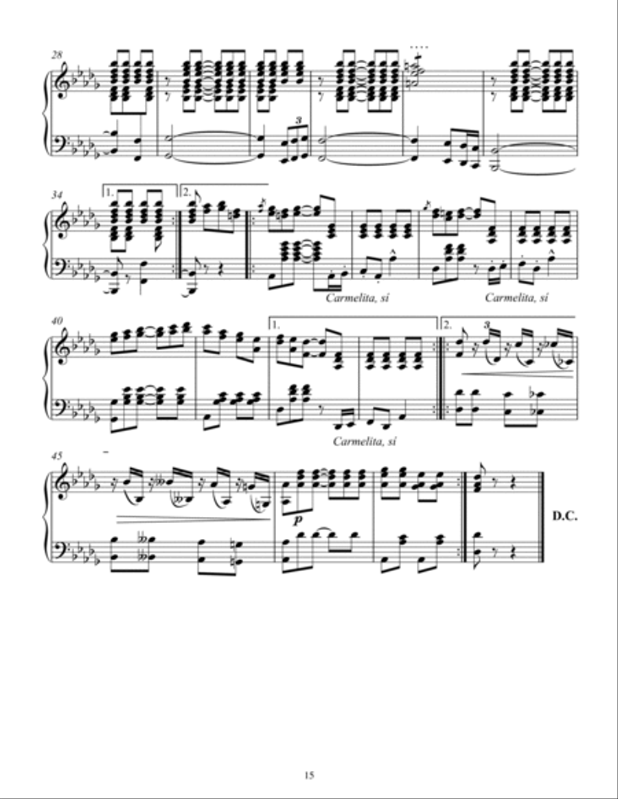 Danzas para Piano, vol. 2 Piano Solo scores gallery preview page 5