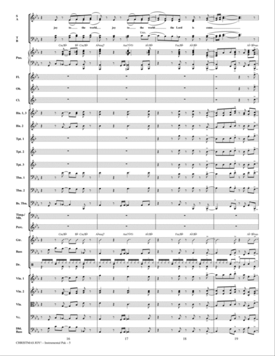 Christmas Joy! - Conductor Score (Full Score) Choir scores gallery preview page 5