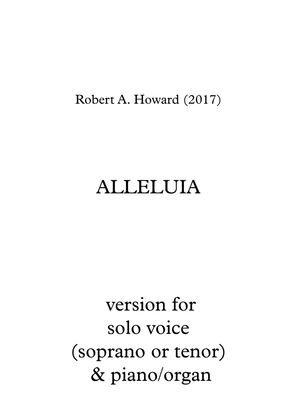 Alleluia (Solo/unison version)