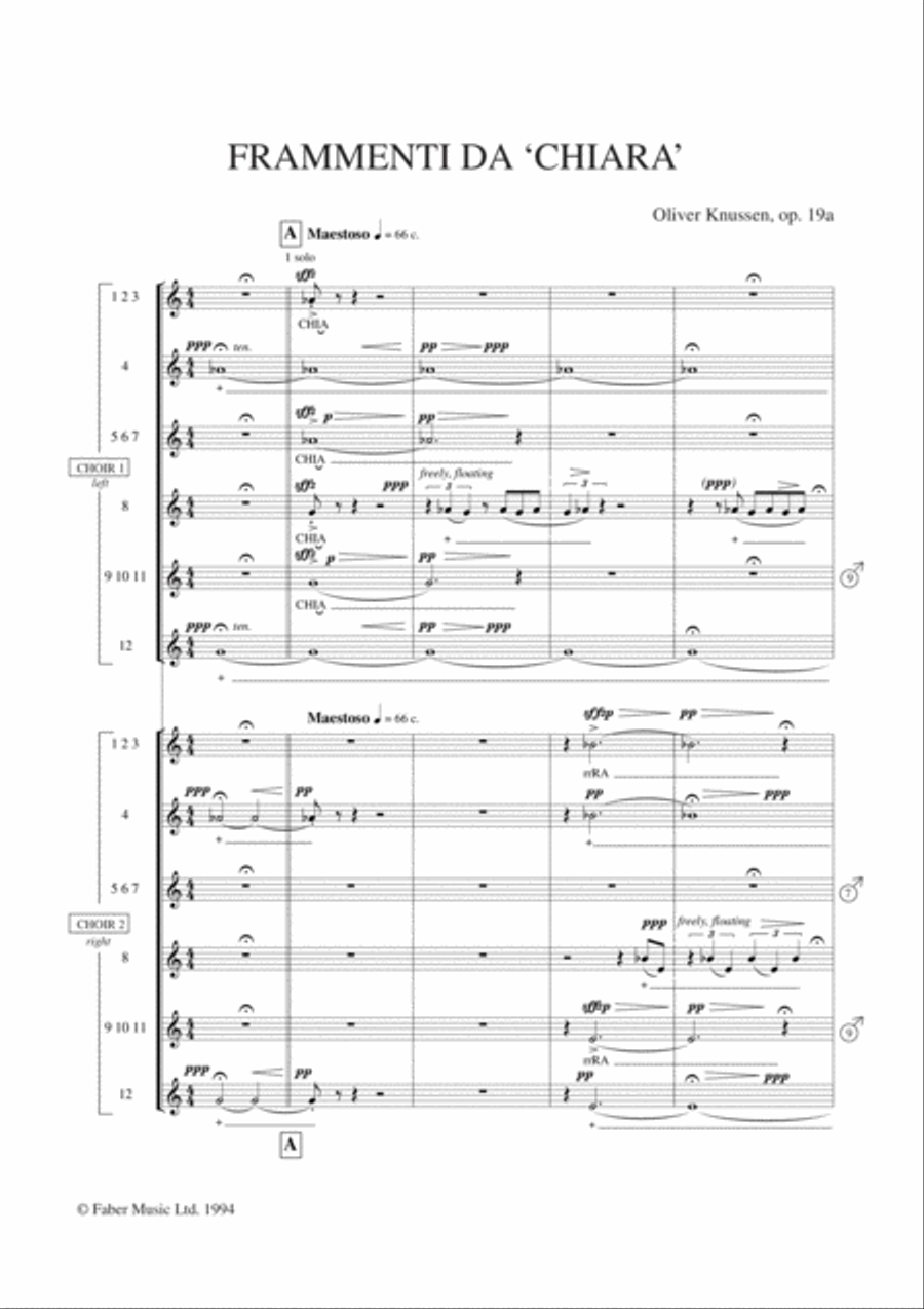 Frammenti Da Chiara Women's Choir scores gallery preview page 2