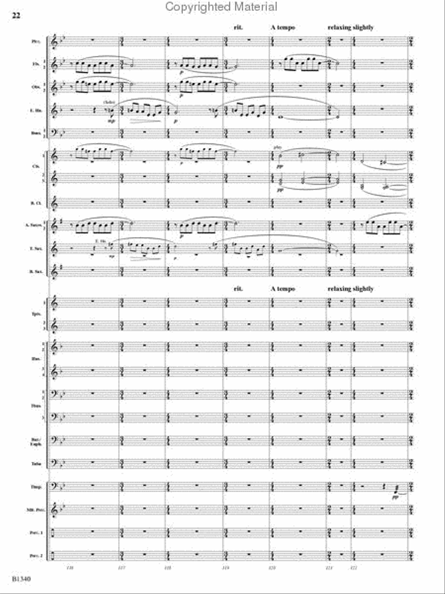 Winged Victory Concert Band scores gallery preview page 20