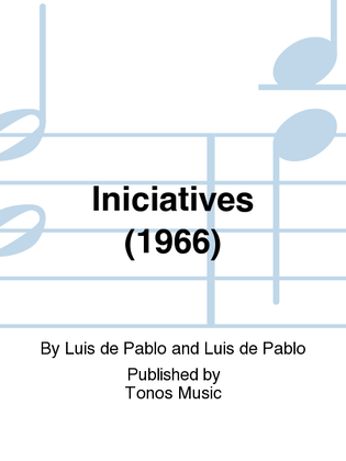 Book cover for Iniciatives (1966)