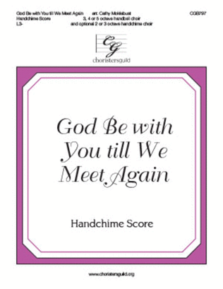 God Be With You Till We Meet Again - Handchime Score