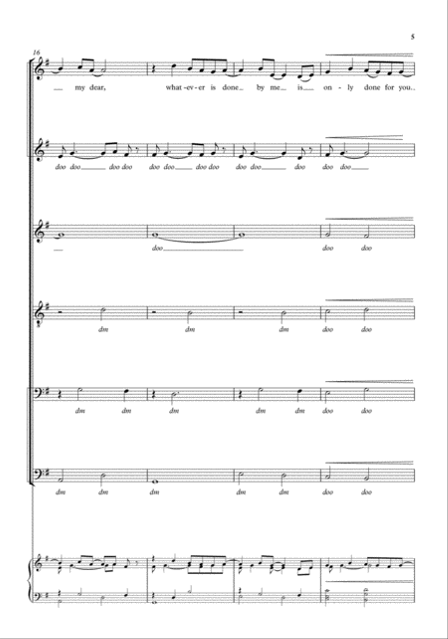 I carry your heart I carry your heart A Cappella scores gallery preview page 5
