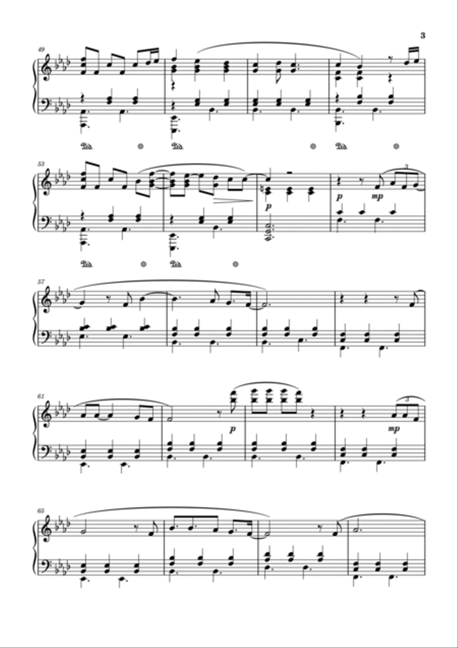 What Could Have Been Piano Solo scores gallery preview page 3