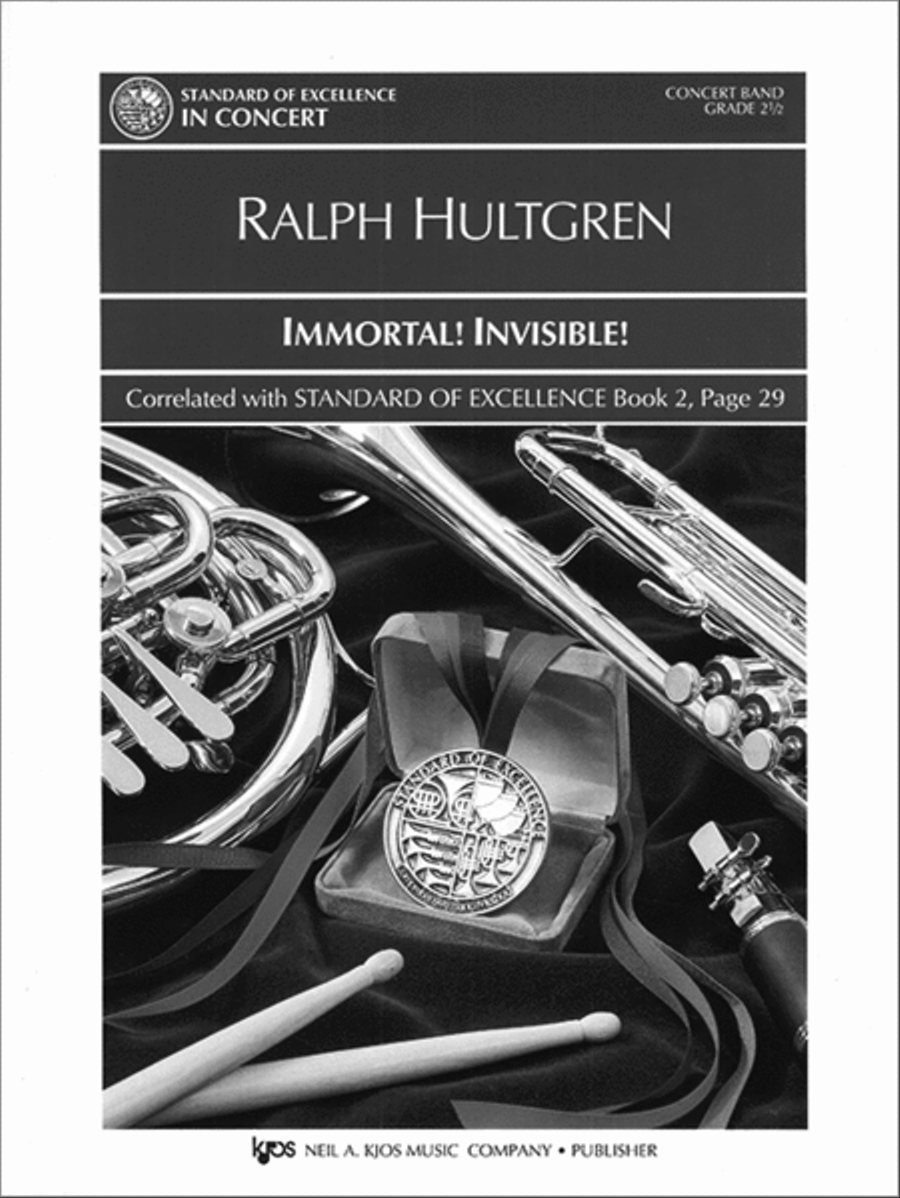 Immortal! Invisible! - Score Concert Band scores gallery preview page 1