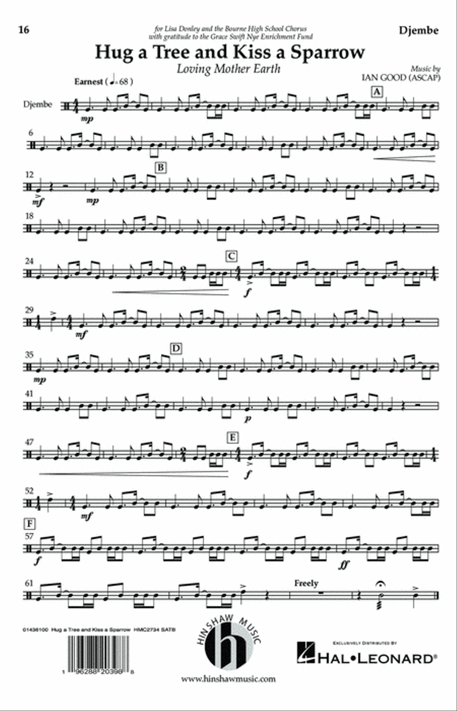 Hug A Tree and Kiss A Sparrow 4-Part scores gallery preview page 14