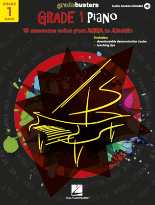 Book cover for Gradebusters Grade 1 Piano Book/Online Audio