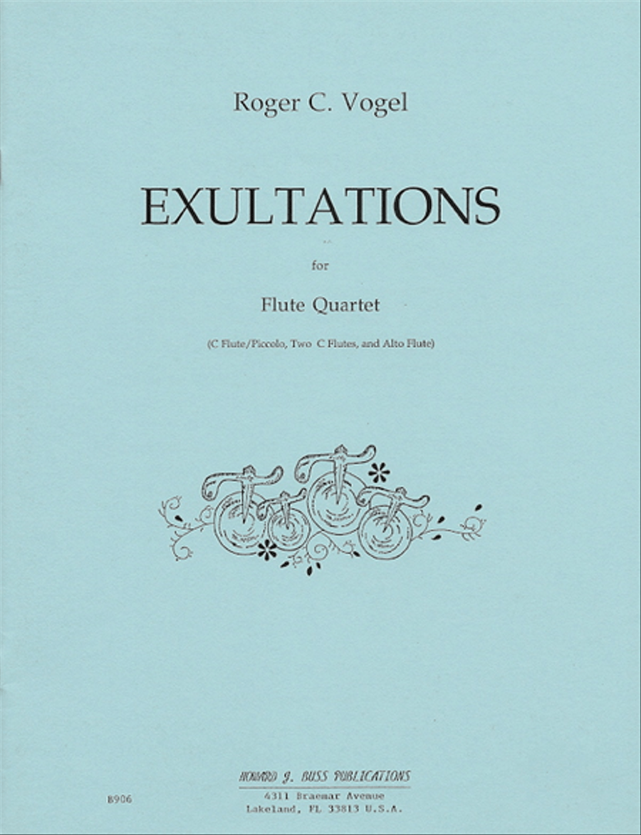 Exultations Exultations Flute Quartet scores gallery preview page 1