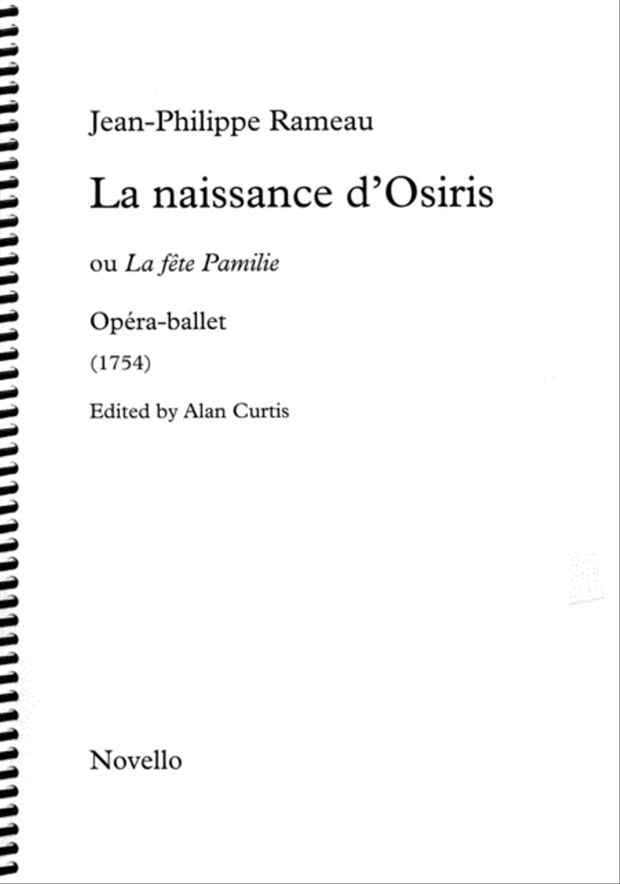 La Naissance d'Osiris La Naissance d'Osiris Choir scores gallery preview page 1