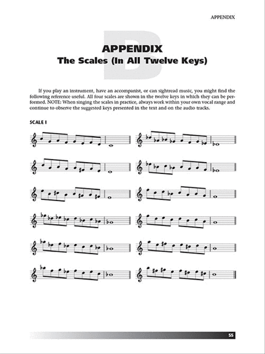 Vocal Technique - A Guide to Finding Your Real Voice Voice scores gallery preview page 7