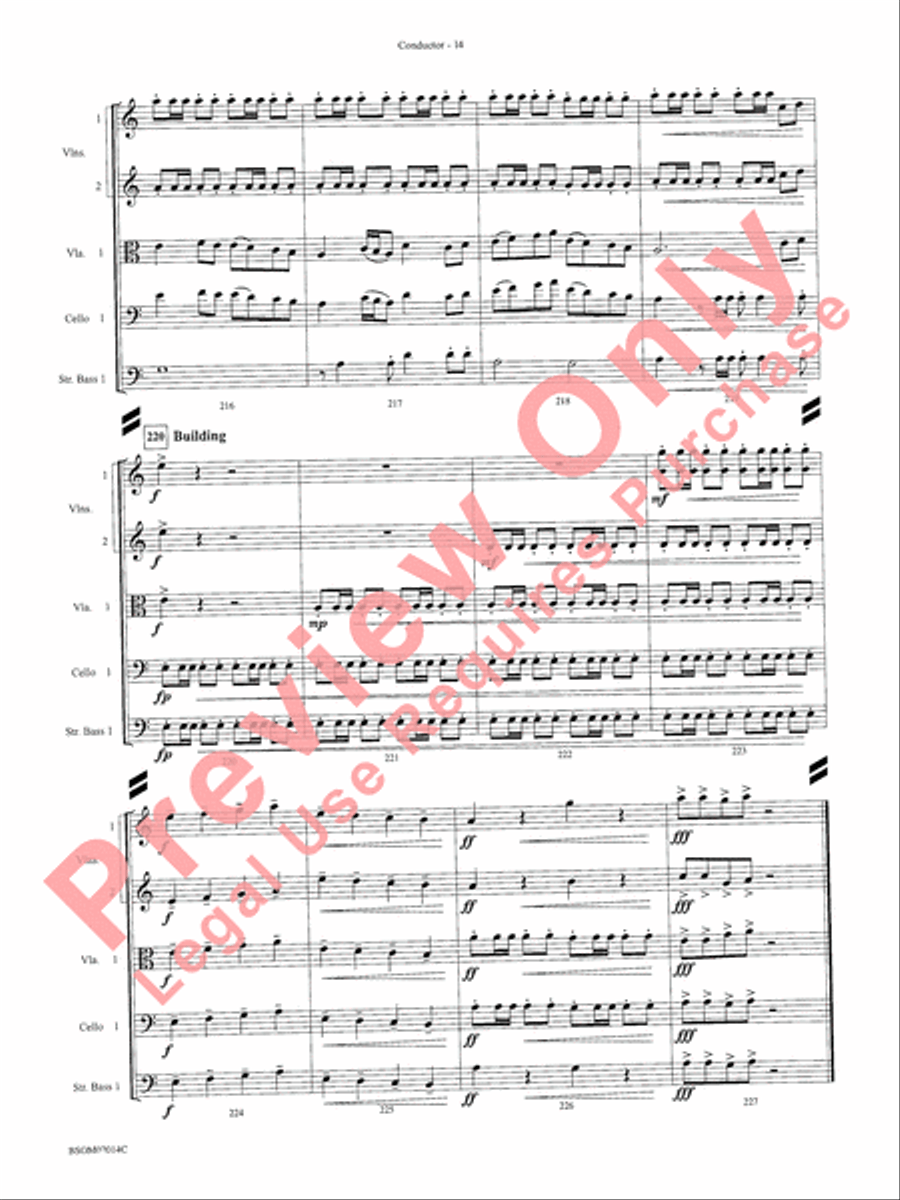 Christmas in the Round (A Holiday Prism for String Orchestra) String Orchestra scores gallery preview page 16