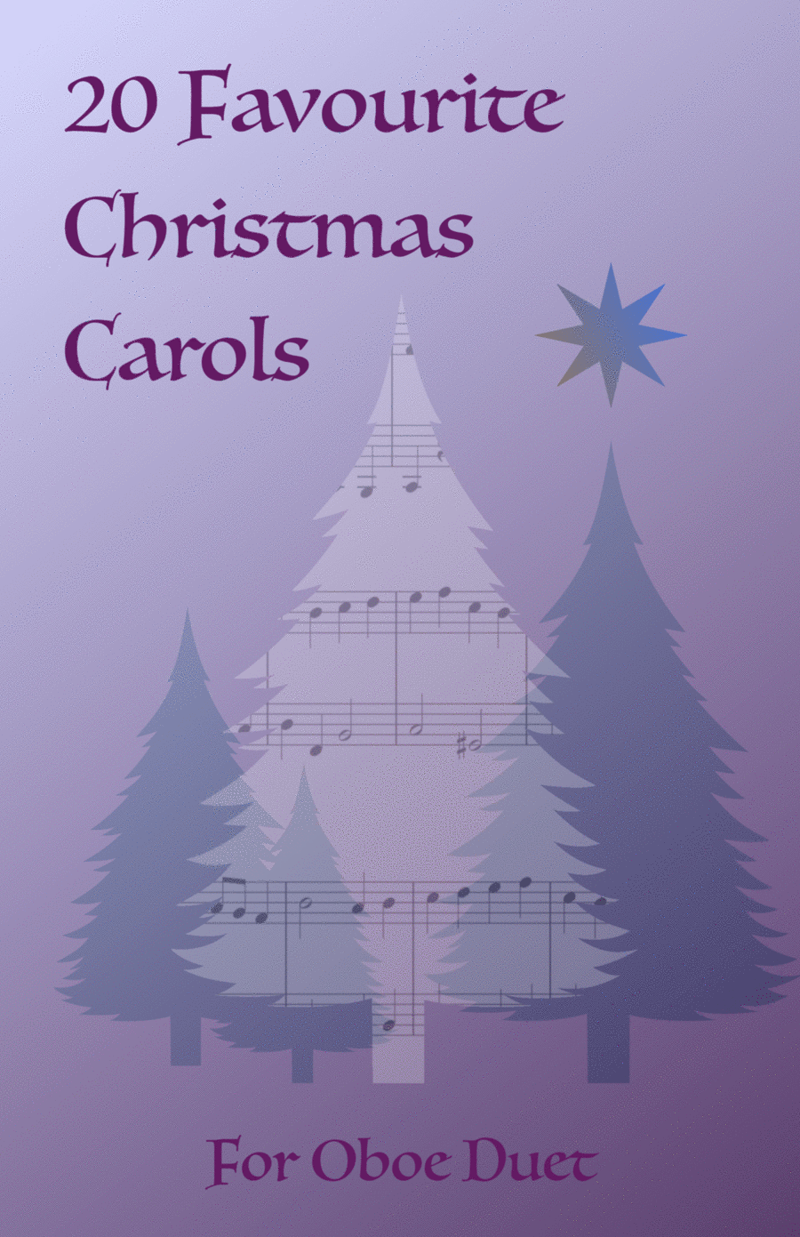 20 Favourite Christmas Carols for Oboe Duet Woodwind Duet scores gallery preview page 1
