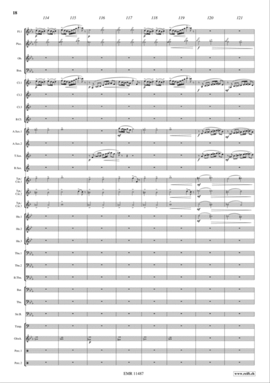 Tannhauser Overture Concert Band scores gallery preview page 19