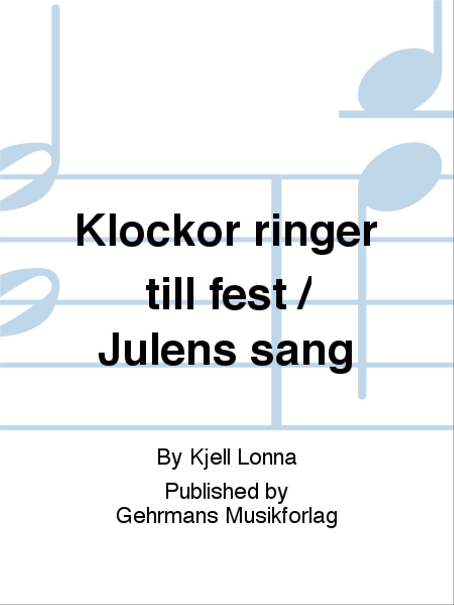 Klockor ringer till fest / Julens sang TTBB scores gallery preview page 1