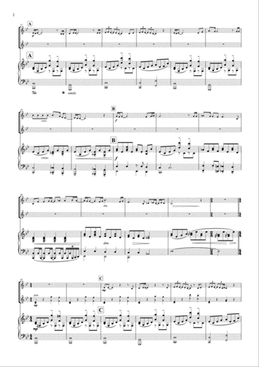 Bohemian Rhapsody Violin Solo scores gallery preview page 2