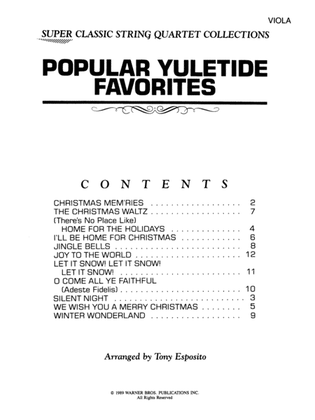 Popular Yuletide Favorites: Viola