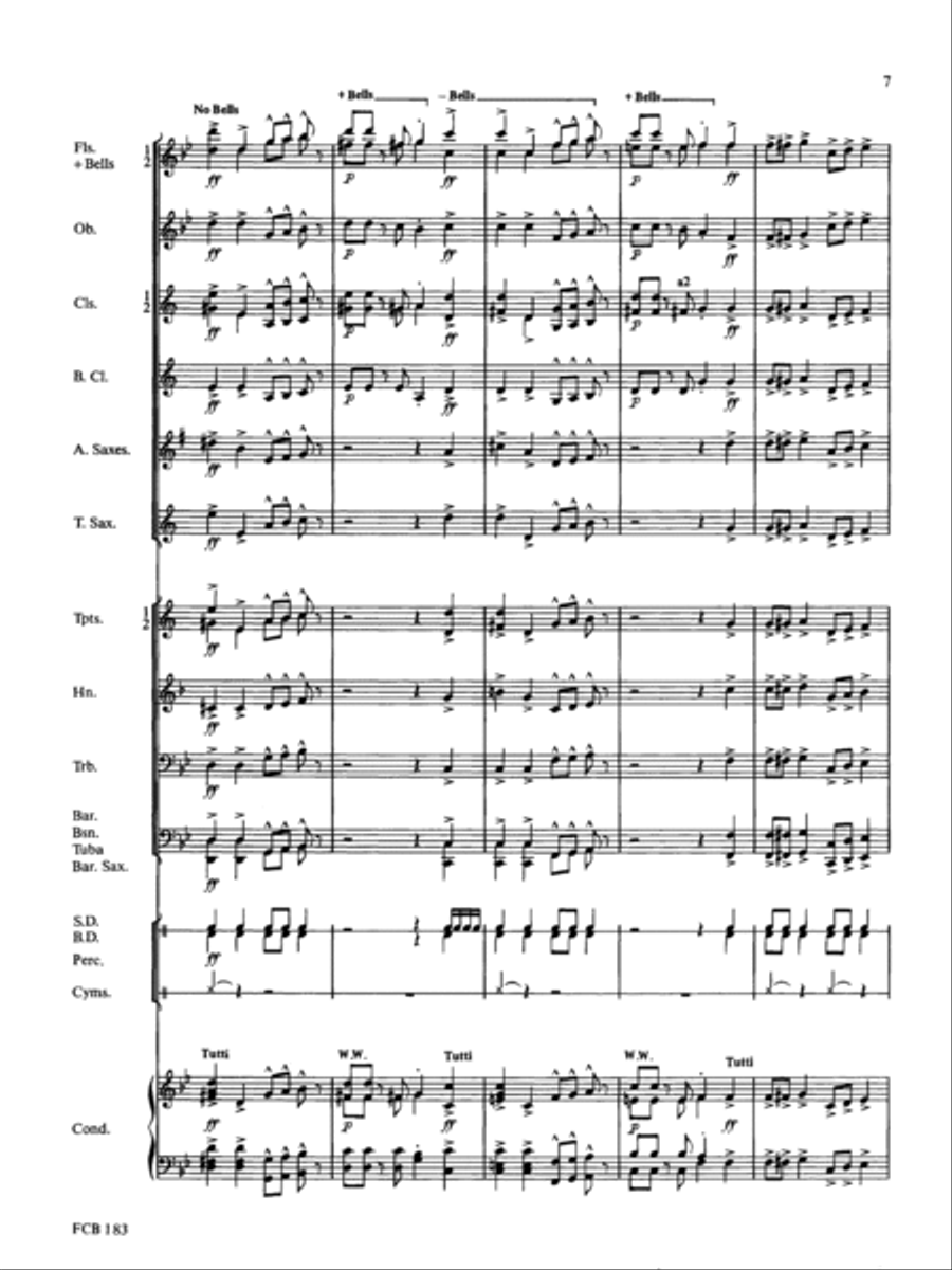 Anchors Aweigh Anchors Aweigh Concert Band scores gallery preview page 7