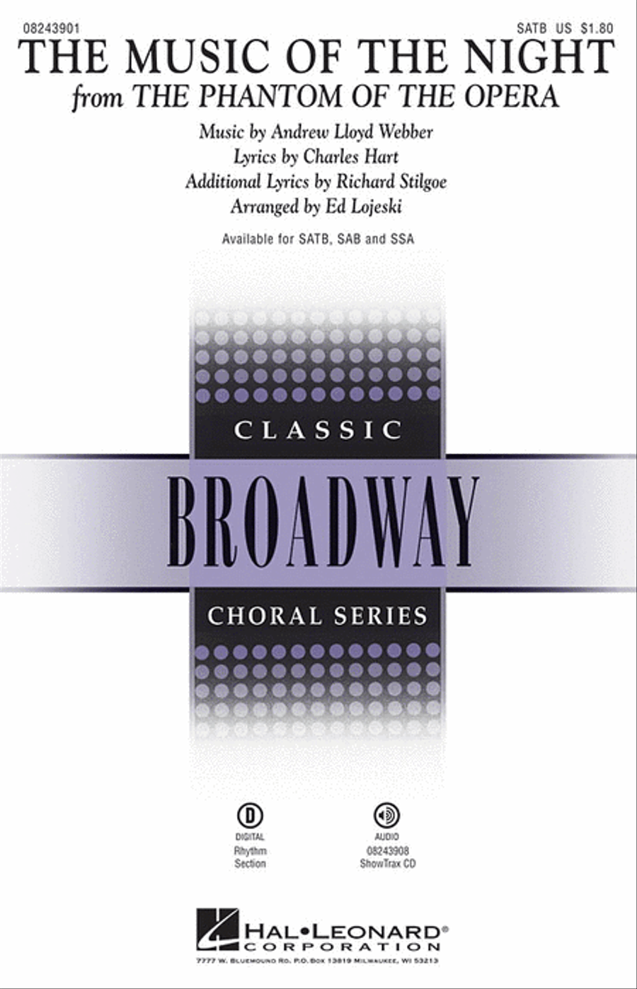 The Music of the Night 4-Part scores gallery preview page 1