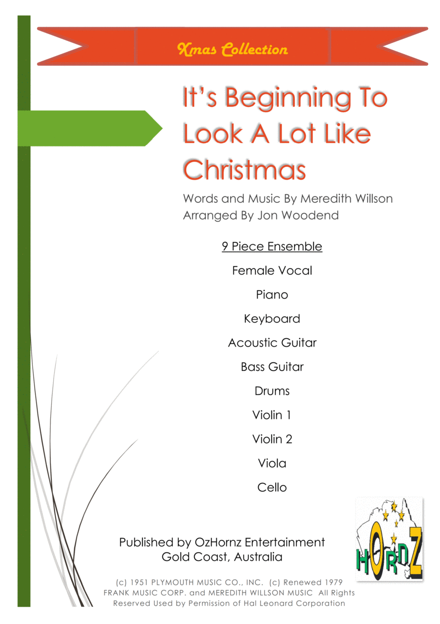 It's Beginning To Look Like Christmas Chamber Orchestra scores gallery preview page 1