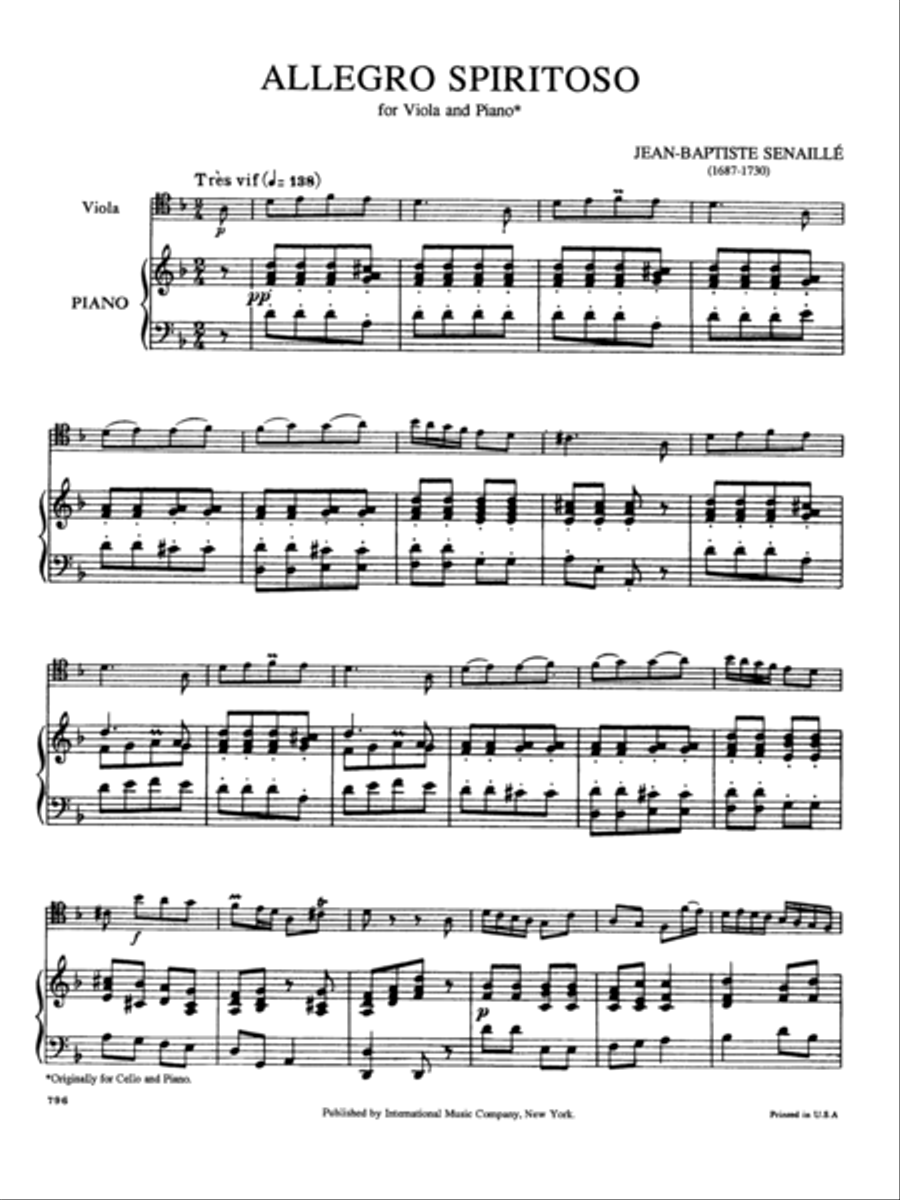 Allegro Spiritoso Allegro Spiritoso Piano Accompaniment scores gallery preview page 2
