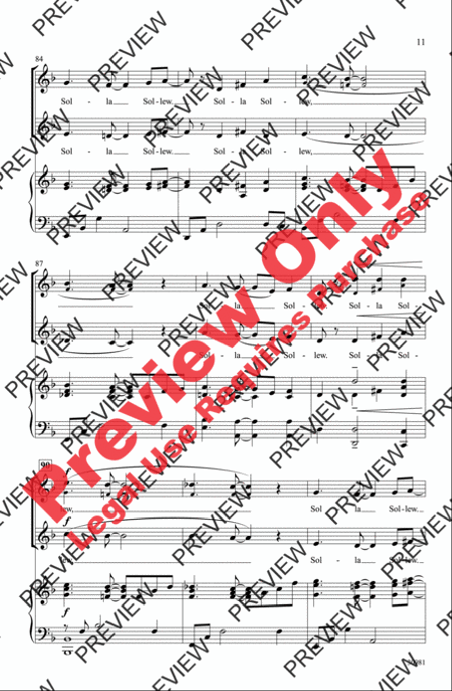Solla Sollew 2-Part scores gallery preview page 11