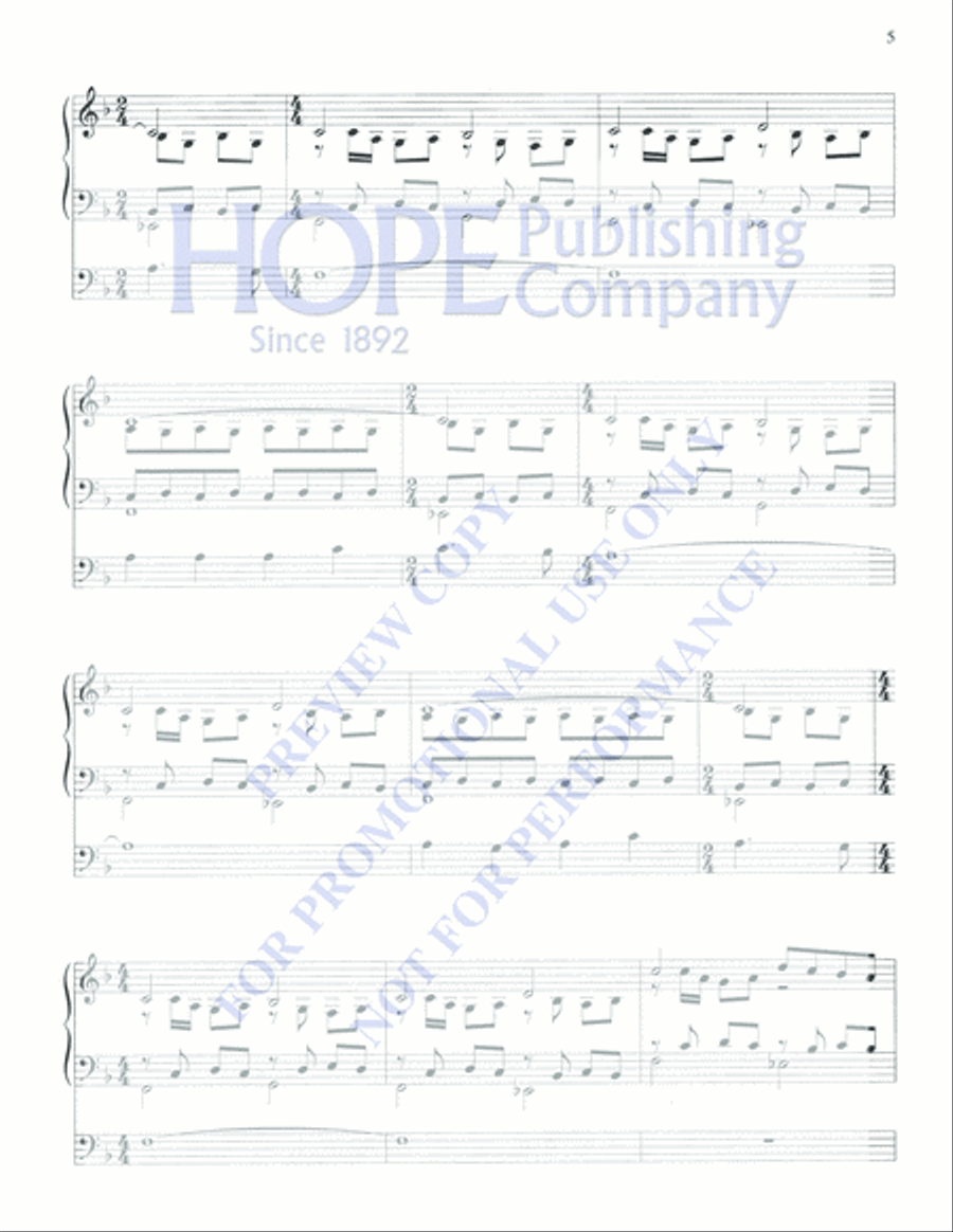 The Nativity Organ Solo scores gallery preview page 5