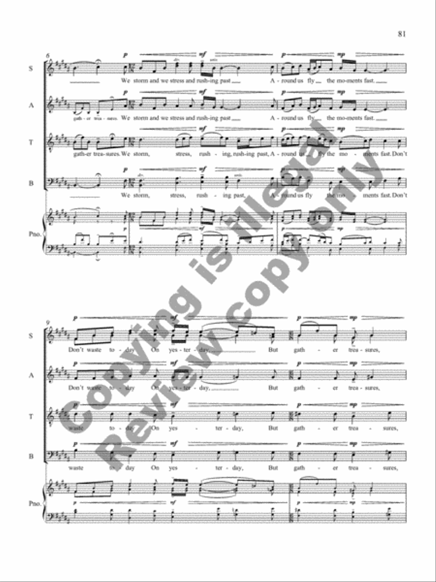 #twitterlieder (SATB Full Score) 4-Part scores gallery preview page 33