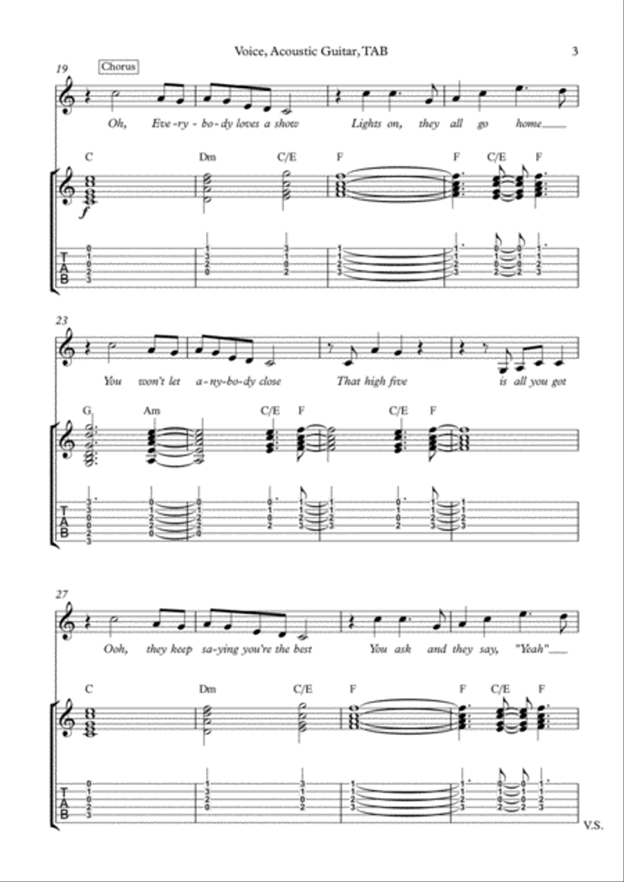 High Five High Five Guitar scores gallery preview page 4