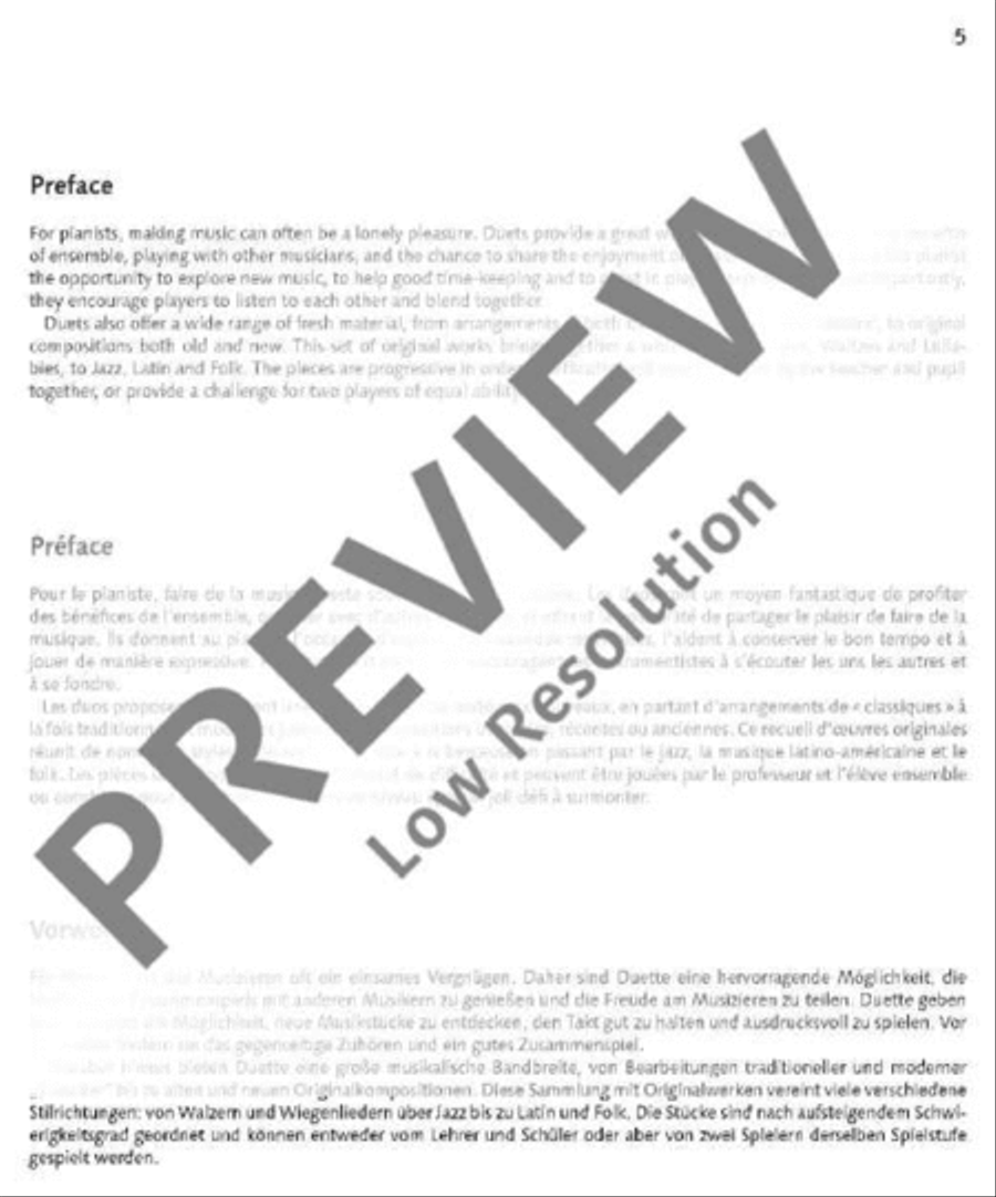 Just for Two Easy Piano scores gallery preview page 3