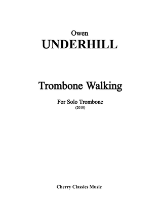 Book cover for Trombone Walking for Solo Trombone