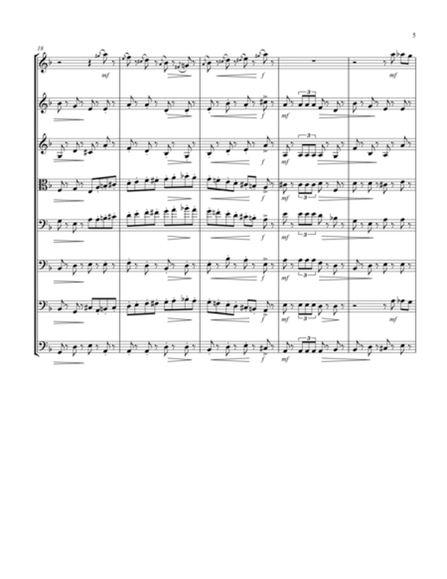 March (from "The Nutcracker Suite") (F) (String Octet - 3 Violins, 1 Viola, 3 Cellos, 1 Bass)