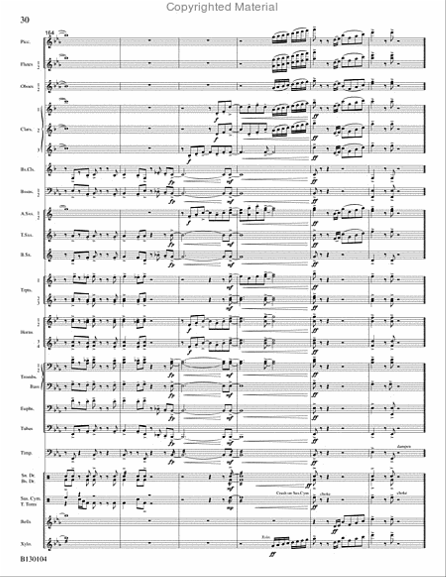 La Fiesta de San Antonio La Fiesta de San Antonio Concert Band scores gallery preview page 31