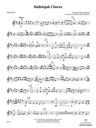 Hallelujah Chorus: 2nd Violin