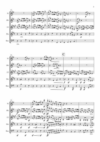 Parry: An English Suite VII. Frolic - wind quintet
