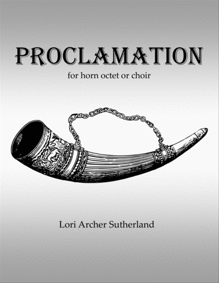 Proclamation (higher key) Horn scores gallery preview page 1
