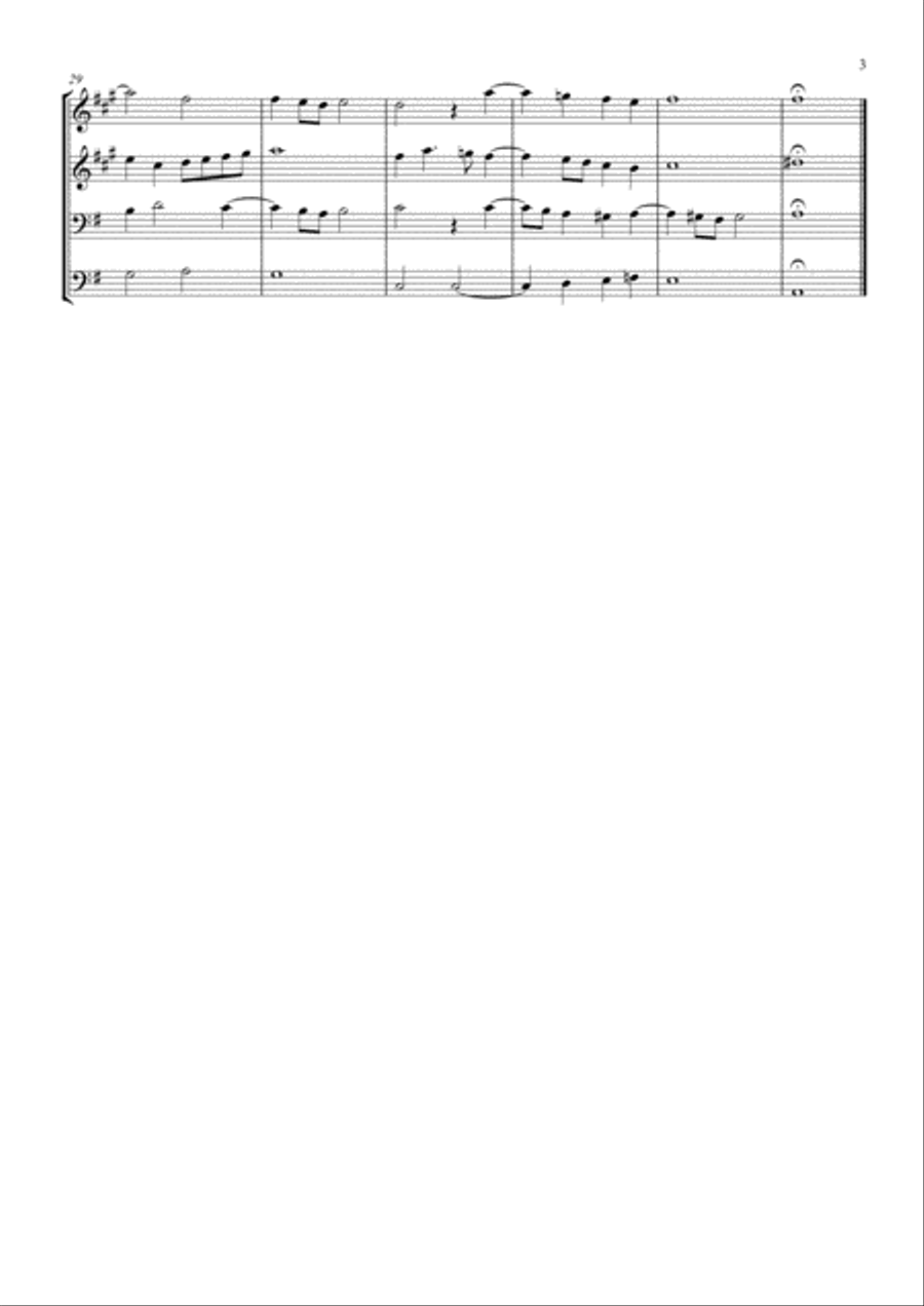 Adoramus - Brass Quartet Adoramus - Brass Quartet Brass Quartet scores gallery preview page 3