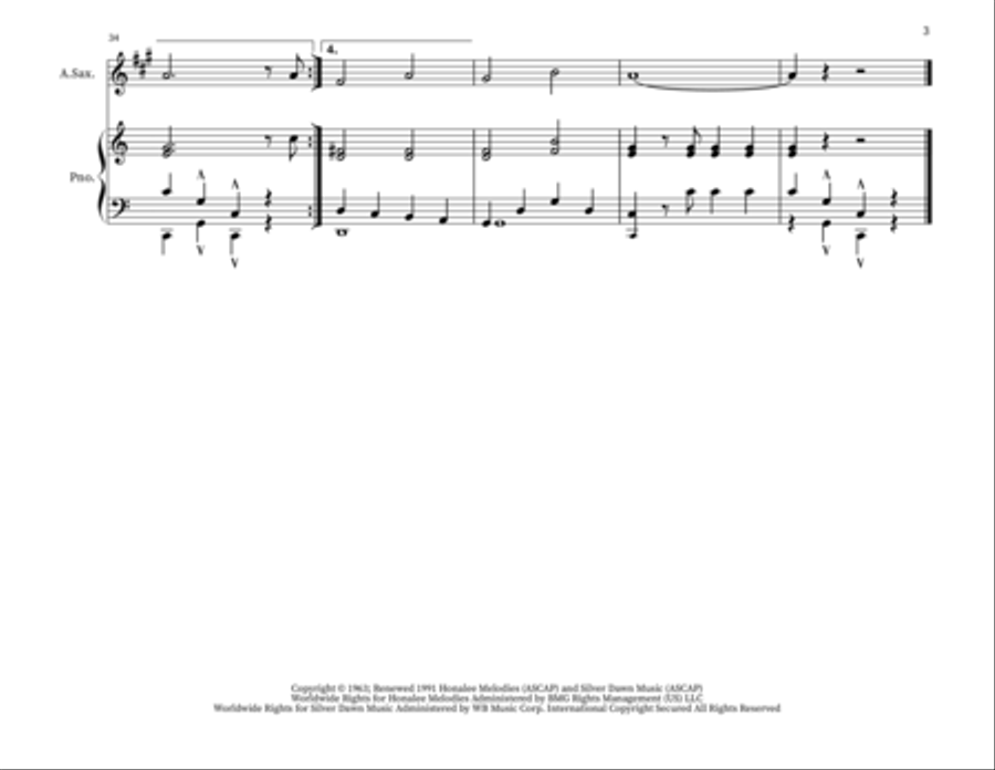Puff The Magic Dragon Woodwind Duet scores gallery preview page 3