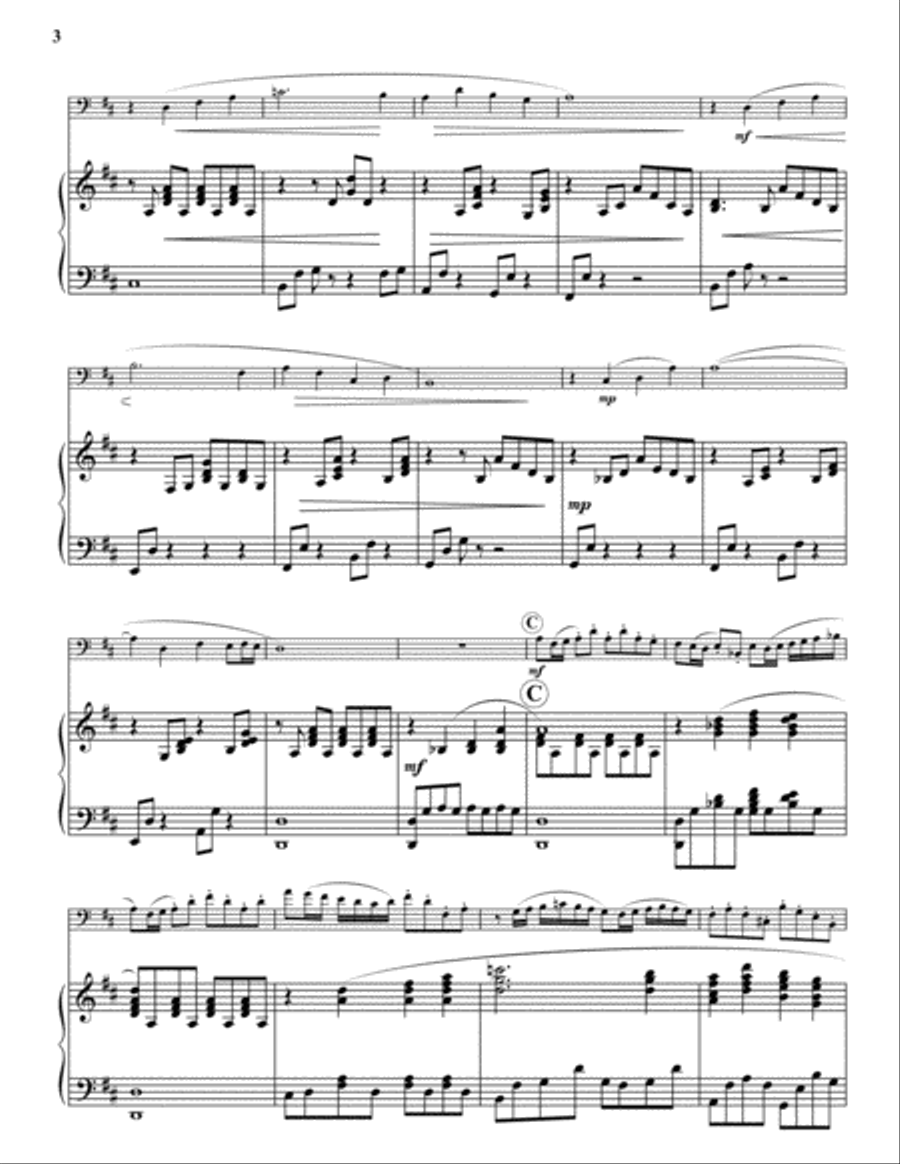 Sonata for Euphonium Euphonium scores gallery preview page 4
