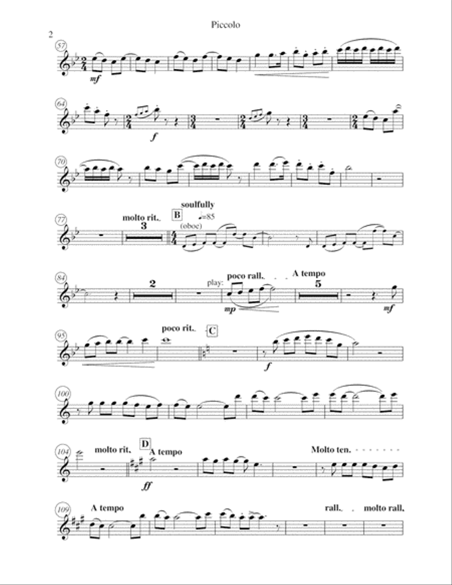 John Paul Jones - Orchestral Medley (for orchestra). Complete instrumental parts. Full Orchestra scores gallery preview page 6