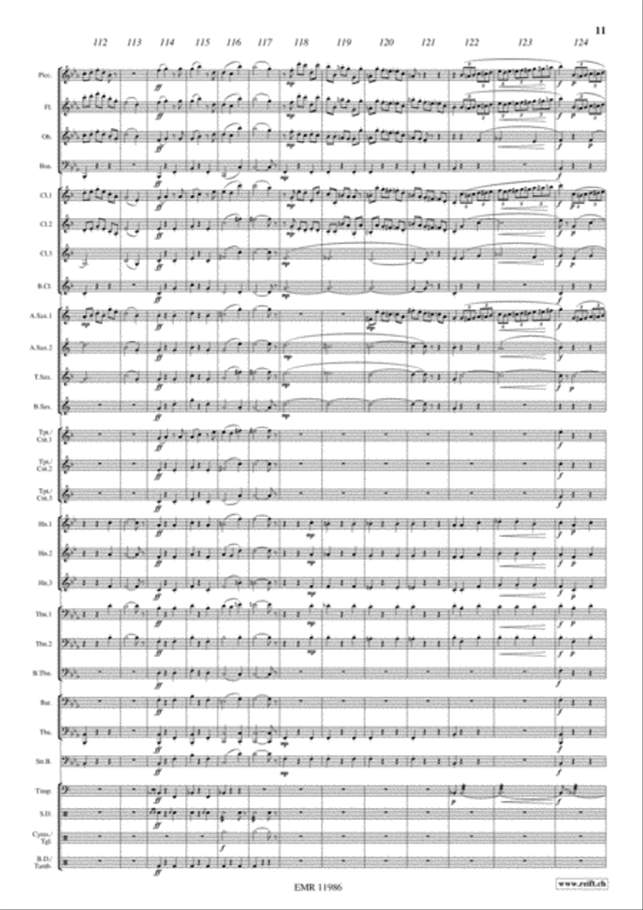 Coppelia Concert Band scores gallery preview page 12